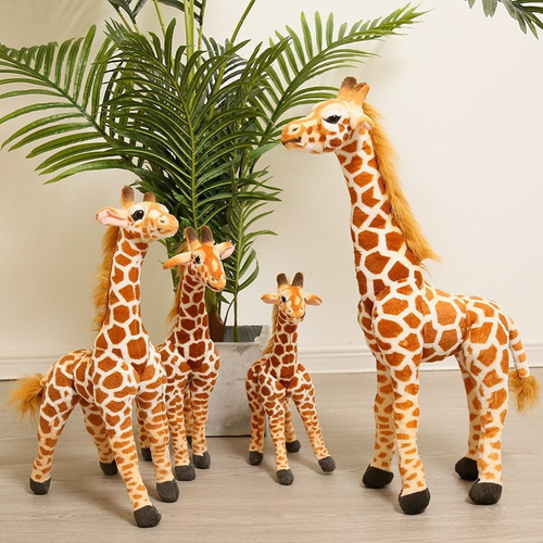 // S Novo Pelúcia Girafa Gigante Macia Presente Boneca Para - Imagem 5