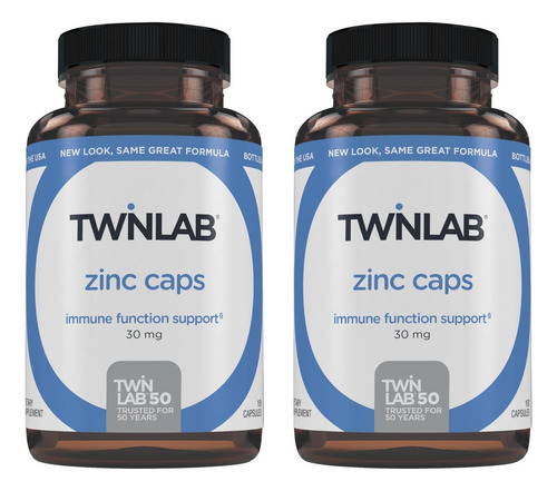 Twinlab Zinc Caps - Suplemento De Suporte Imunológico - Pico