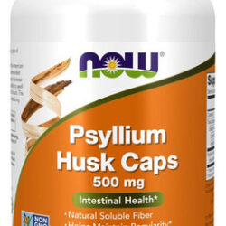 Now Foods Supplements, Psyllium Husk Caps 500 Mg, Projeto Nã