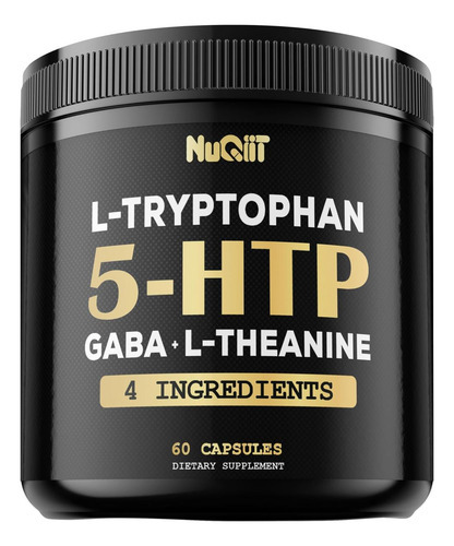 Nuqiit 5 Htp 200mg Gaba 500mg L-teanina 200mg L-triptofano 1