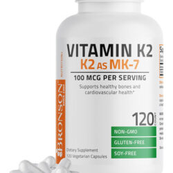 Vitamina K2 Bronson 100mcg 120 Cápsulas