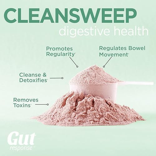 Gut Response Cleansweep Com Casca De Semente De Psyllium Nat - Imagem 3