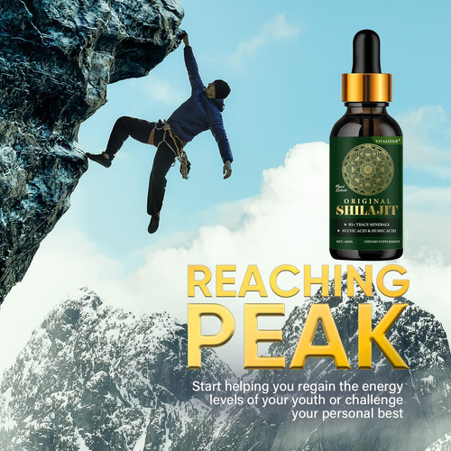 Gotas Líquidas De Resina Shilajit - Shilajit Puro Com Mais D - Imagem 2