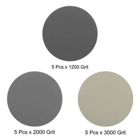 Papel De Lija De Grão 1200/2000/3000 De 3 Polegadas 15 Unida - Imagem 3
