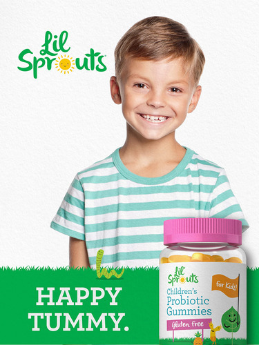 Suplemento Probiótico Carlyle Lil" Sprouts 60 Gummies Kids - Imagem 6