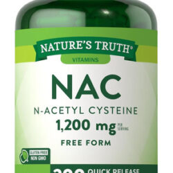 Natures Truth Nac N-acetil Cisteína | 1.200mg | 200 Cápsulas