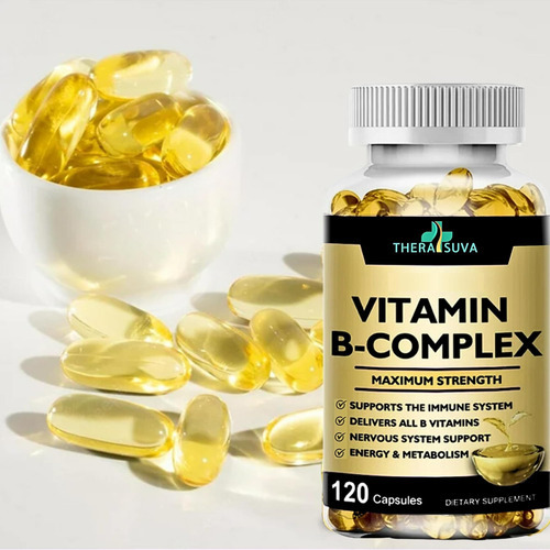 Complexo B De Vitamina De Força Máxima + Coq10 + Vitamina C - Imagem 6