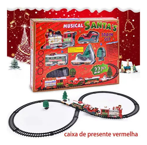 Com Som E Luz Vagão Elétrico De Árvore De Natal Suspenso F - Imagem 12