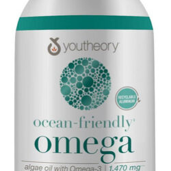 Youtheory Ocean-friendly Omega - Vegan Algae Omega 3 Softgel