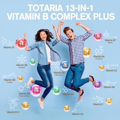 Complexo De Vitamina B Plus 13 Em 1 Com Vitamina B1, B2, B3 - Imagem 2