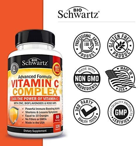 Vitamina C Bioschwartz 1000 Mg 120 Cápsulas - Imagem 4