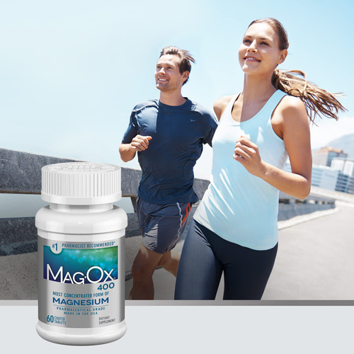Suplemento Mag-ox 400 Magnésio Mineral 483 Mg 60 Comprimidos - Imagem 4