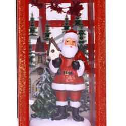 Para - Cabine Telefônica De Natal Levou Luz Papai Noel