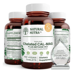 Suplemento Natural Nutra Chelated Cal Mag Mg Plus Betaine Hc