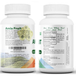 Cápsulas Orgânicas De Aura Amla 1500mg -150 Cápsulas Vegetai