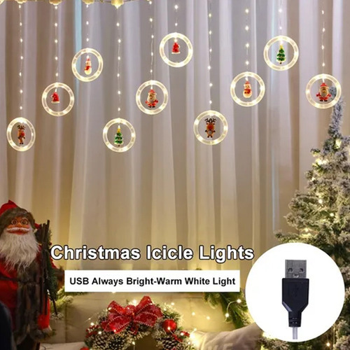 Lâmpada Led Usb Para Decoração De Natal - Imagem 5