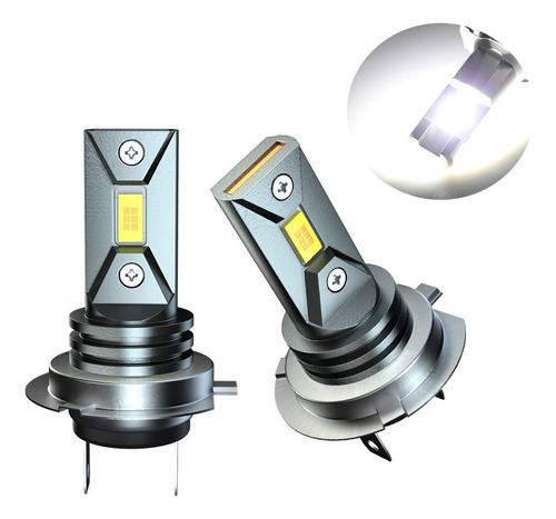 Li Faróis Led De Motocicleta H7 Para Kawasaki Klr650