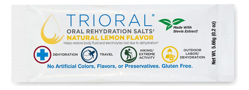 Sais De Reidratação Oral De Limão Natural Trioral - Fórmula - Imagem 6