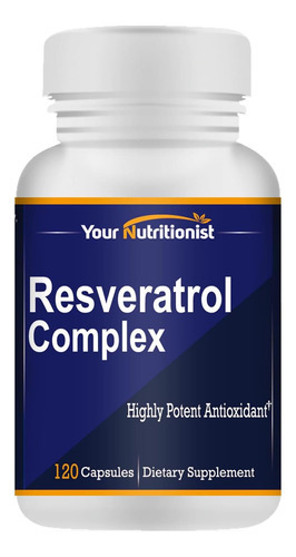 Seu Complexo De Resveratrol Nutricionista Antioxidantes Pote