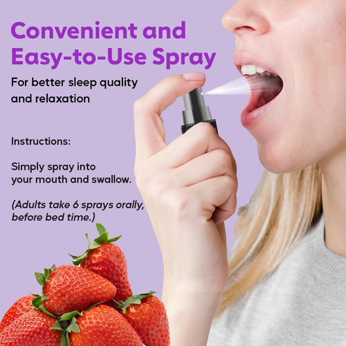 Spray De Sono Líquido Vitamina Lipossomal | Relaxamento E Ap - Imagem 2