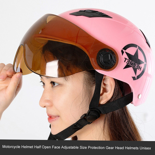 Capacete De Motocicleta Meio Aberto Rosto Proteção Tamanho A - Imagem 8