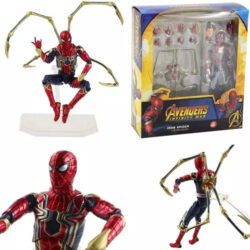 Boneco De Ação Avengers Iron Spider Man Mafex 081 Modelo T