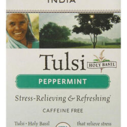 Chá Orgânico De Hortelã-pimenta Tulsi Da Índia, Suporte Imun