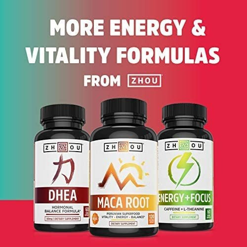 Vitamina B-12 Marca Zhou, 5000 Mcg, 60 Comprimidos - Imagem 4