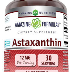 Fórmulas Incríveis Astaxantina 12mg Suplemento Softgels | Nã