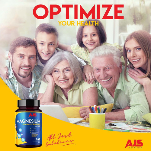 Suplemento De Glicinato De Magnésio Ajs 400 Mg | Comprimidos - Imagem 4