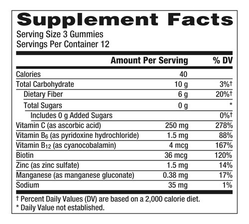 Emergen-c Zero Sugar Imune Support Gummies Para Adultos 36 C - Imagem 7
