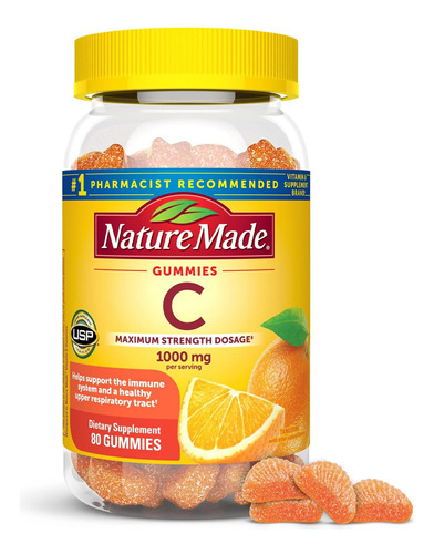 Nature Made Dosagem De Força Máxima De Vitamina C 1000 Mg Po