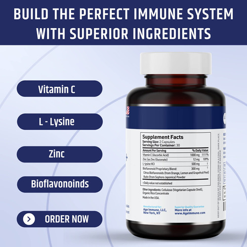 Suplementos: Complexo De 1000 Mg De Vitamina C Ageimmune Com - Imagem 6