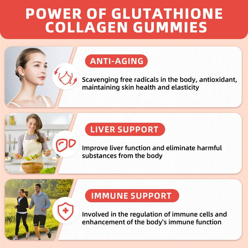 Gummies De Glutationa Para Clareamento Da Pele-glutationa 10 - Imagem 3