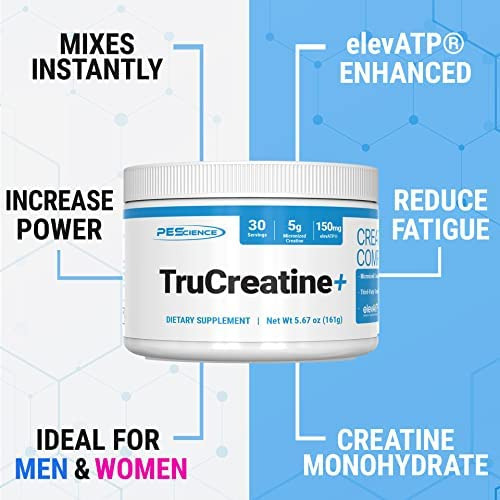 Pescience Trucreatine+, Monohidrato De Creatina Pura E Pó El - Imagem 3