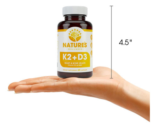 Vitamina K2 (mk7) Com Suplemento D3 Para Melhor Absorção - S - Imagem 6