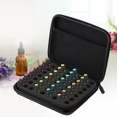 Bolsa Portátil De Armazenamento De Óleo Essencial Preto - Imagem 6