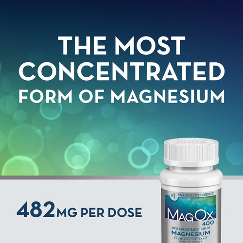 Suplemento Mag-ox 400 Magnésio Mineral 483 Mg 60 Comprimidos - Imagem 2