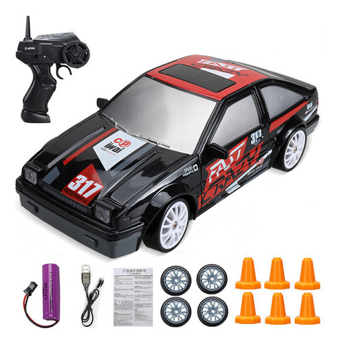 Drift Rc Car Pequeno Carro De Corrida 4x4 Recarregável - Imagem 13