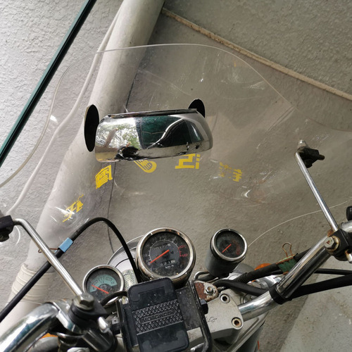 - Motorbikerearview Espelhos De Segurança 180 Graus Lente - Imagem 5
