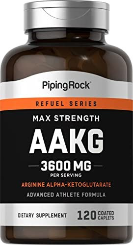 Suplemento Piping Rock Aakg | 120 Cápsulas | 3600mg | Suple