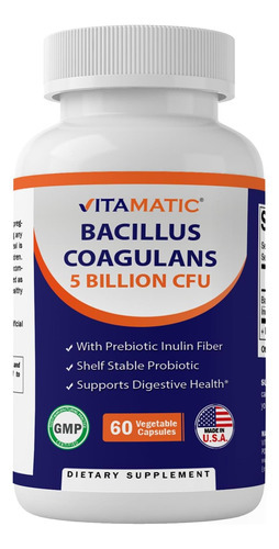 Suplemento Probiótico Estável A Vitamático Bacillus Coagulan