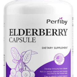 Cápsula De Sabugueiro Perfiby Com Magnésio E Vitamina C, D3