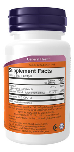 Agora, Suplementos De Alimentos, Coq10 50 Mg, Grau Farmacêut - Imagem 2