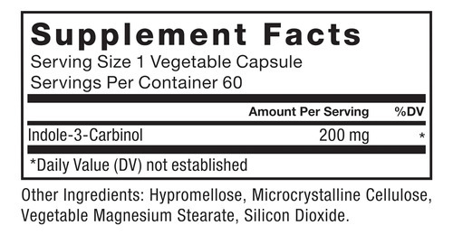 Fator De Força Indole 3 Carbinol 200mg Detox E Suplemento An - Imagem 6