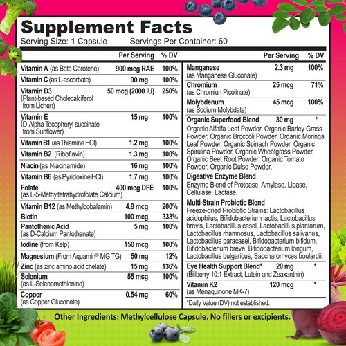 Multivitamínico Diário Feminino 50 Plus - Multivitamínico Ve - Imagem 6