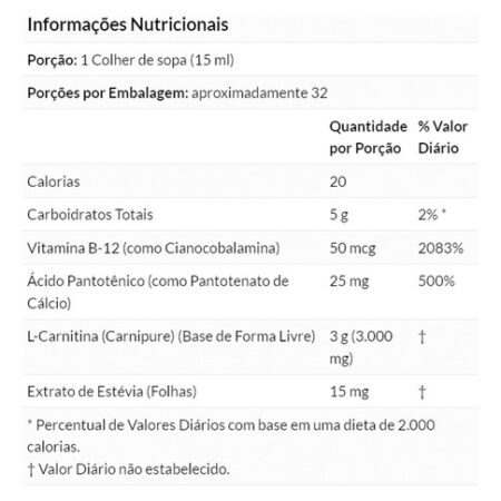 L-carnitina Líquida Now Foods 473 Ml Importado 5un - Imagem 5