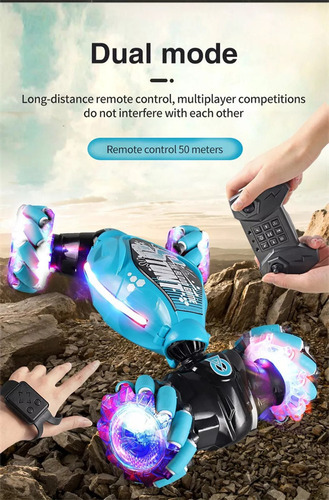 Sensor De Gesto Rc Car Toy De 2,4 Ghz Com Luzes/música 8 Em - Imagem 5