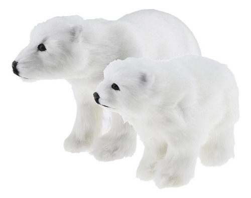 I Taxidermia De Urso Polar 31x18cm - Imagem 7