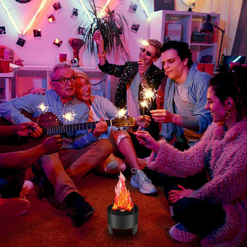 Lâmpada Led De Efeito De Chama De Fogo Artificial - Imagem 4